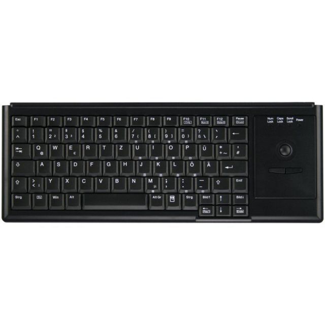 Active Key Teclado con trackball USB Negro